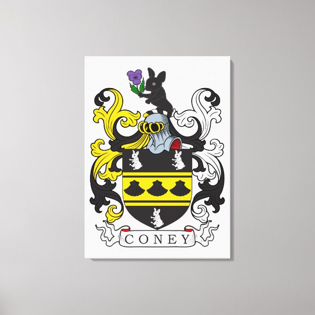 Toile Coney Family Crest (Recto)