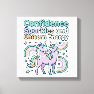 Toile Confiance Licorne Étincelles et Conception de T-Sh