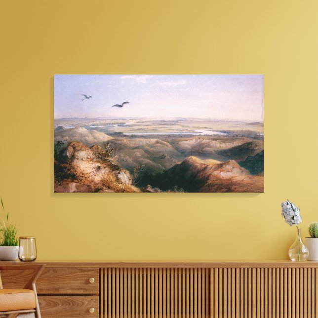 Toile Confluence du Yellowstone et du Missouri par Bodme (Insitu(Salon))