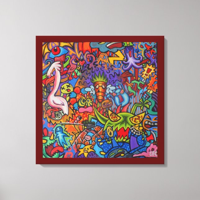 Toile Confusion Par Squid Fear City (2.5) (Recto)