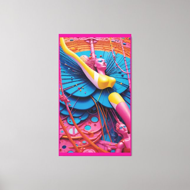 Toile Connecté au rêve - Ken Gage Art (Recto)