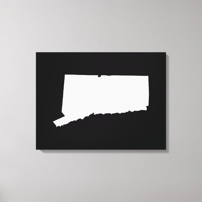 Toile Connecticut en noir et blanc (Recto)