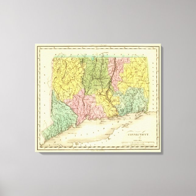 Toile Connecticut US (Recto)