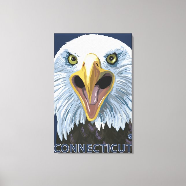 Toile ConnecticutEagle vers le haut (Recto)
