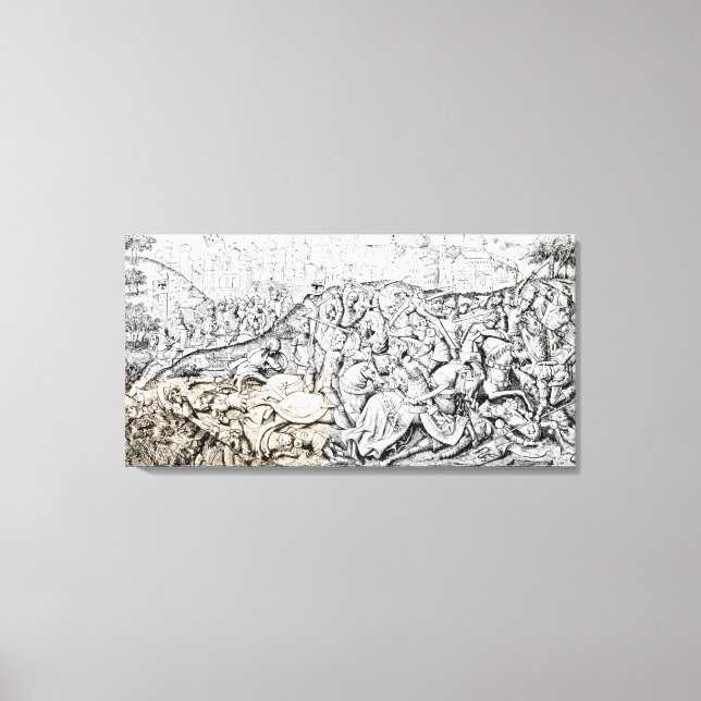 Toile Conquête de Jérusalem par Charlemagne (Recto)