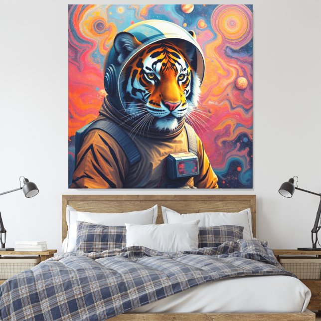 TOILE CONQUÊTE DE LA LUNE DU TIGRE-6 (Insitu(Chambre))
