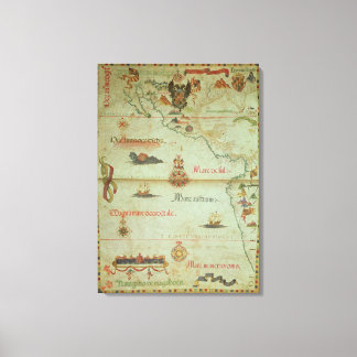 Toile Conquête du Mexique et du Pérou