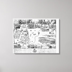 Toile Conquêtes de Gustavus II Adolphus