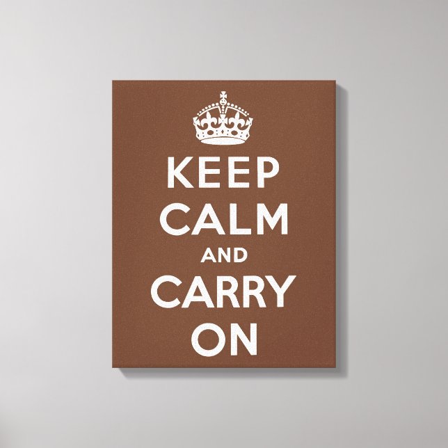 Toile Conserver le chocolat et blanc au calme (Recto)