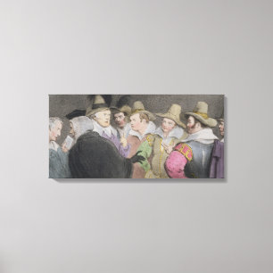 Toile Conspiration pour faire sauter le Parlement, (HB