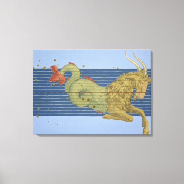 Toile Constellation de Capricorne, de 'Uranometria' par (Recto)