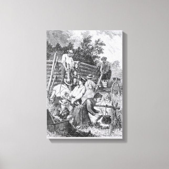Toile Construction du Cabine de journal (Recto)