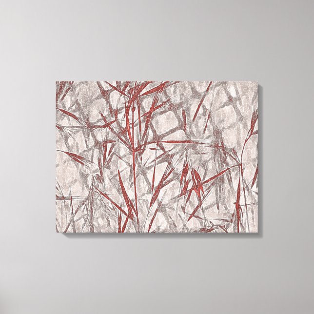 Toile Construction en rouille et gris (Recto)