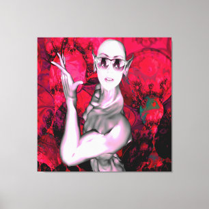 Toile Contact extraterrestre