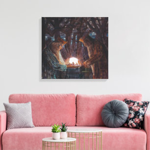Toile Conte de fées des rois Mikalojus Ciurlionis