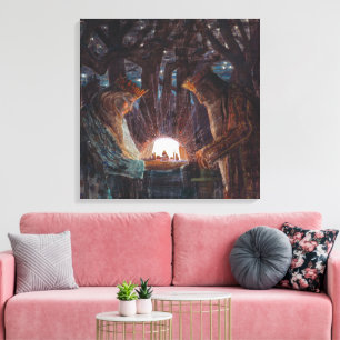 Toile Conte de fées des Rois Mikalojus Ciurlionis