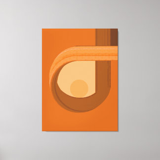 Toile Contemplation Abstraite Minimaliste Moderne