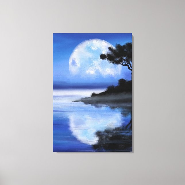 Toile Contes de Lune - Aquarelle (Recto)
