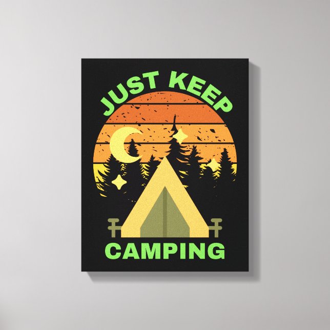 TOILE CONTINUER LE CAMPING (Recto)