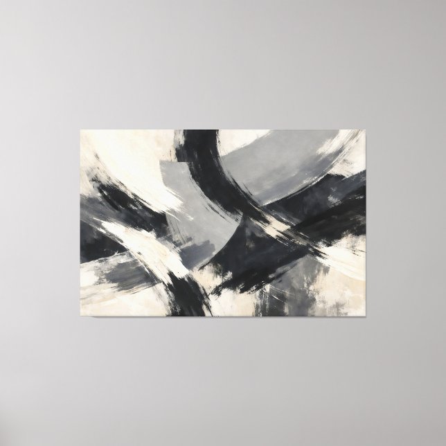 Toile Contre-courants dans la cendre (Recto)