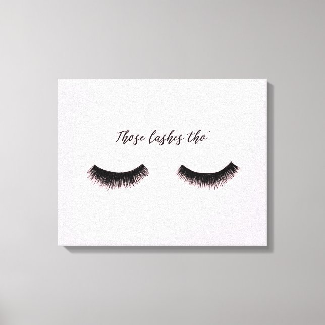 Toile Conversation Lash - Ces Lashes Tho' (Recto)