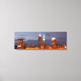 Toile Cool Bleu Cleveland Enveloppé Canvas Imprimer