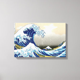 Toile Cool oriental japonais Hokusai Fuji View paysage