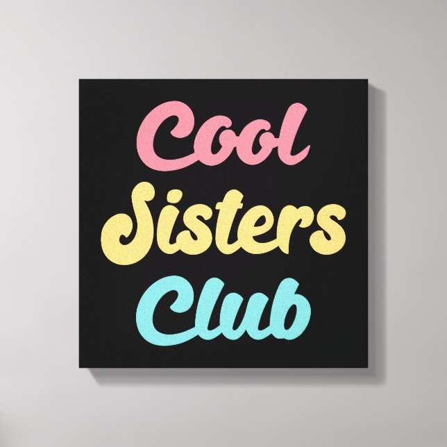 Toile Cool Sisters Club II (Recto)
