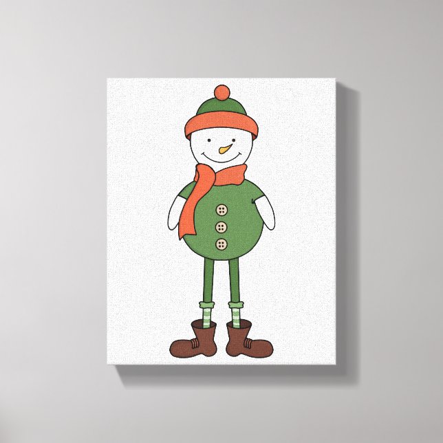 Toile Cool Snowman (Recto)