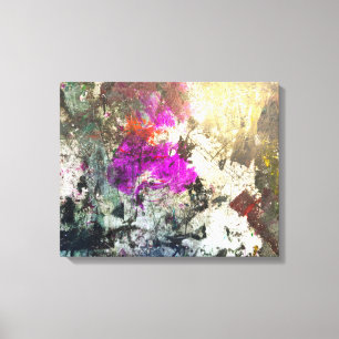 Toile Cool Splash de Peinture Colorée