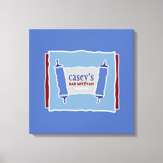 Toile COOL TORAH Bat Bar Mitzvah Connexion Bureau (Recto)