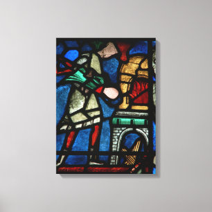 Toile Coordonnée d'un juif poussant son fils dans un