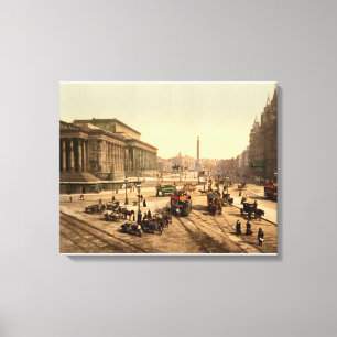 Toile Copie de Hall Liverpool de l'Angleterre vintage,