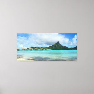 Toile Copie de panorama de Bora Bora