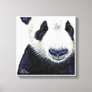 Toile Copie d'ours panda "PANDA" par Shirley MacArthur