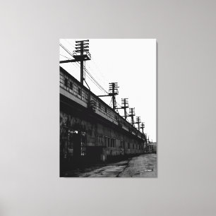 Toile Copie industrielle urbaine de disparaition