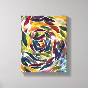 Toile Copie moderne en verre artistique de photo de