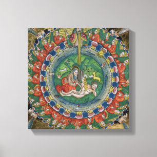 Toile Copie par télécopieur de Genèse 2:22 Dieu a créé E