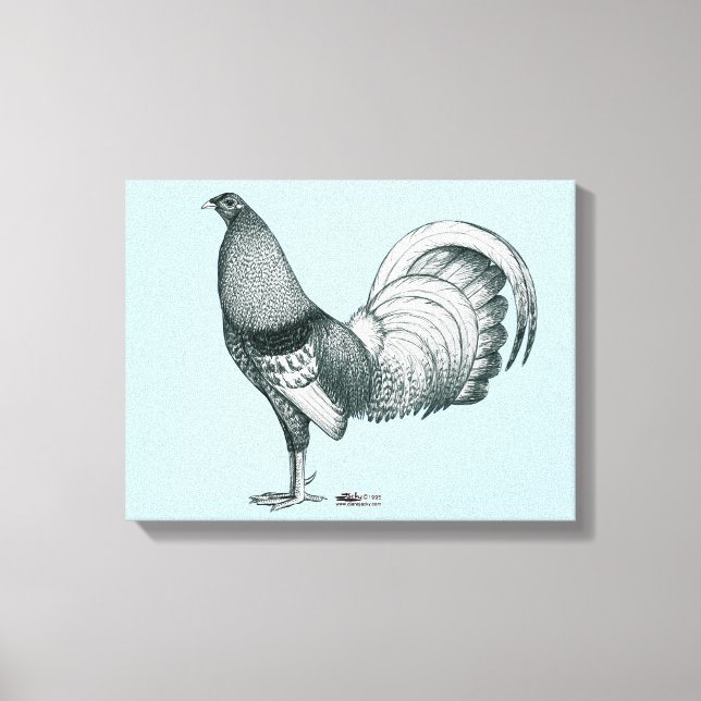 Toile coq de combat Crele ou Dom (Recto)