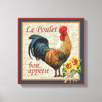 Coq de pays français Le Poulet et Bon Appetit