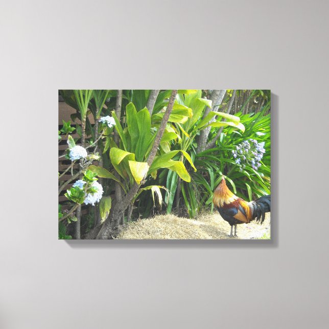 Toile Coq Sauvage (Recto)