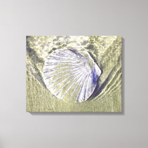 Toile Coquille d'huître sous-marine