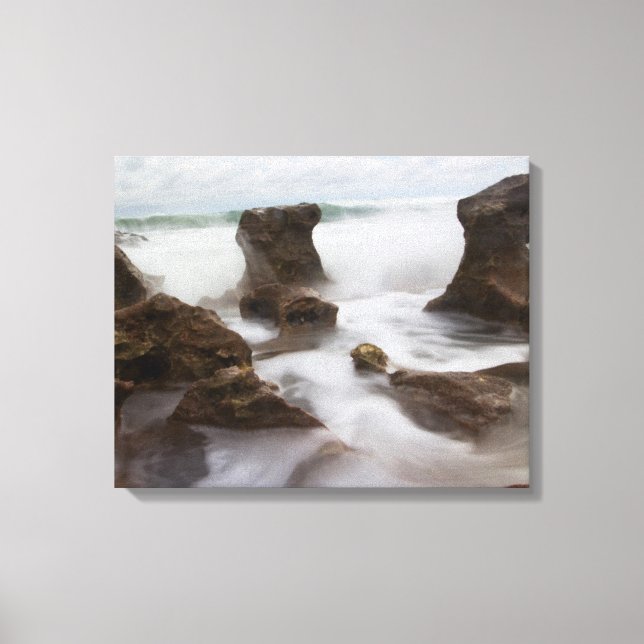 Toile Coral Cove Park plage et vagues (Recto)