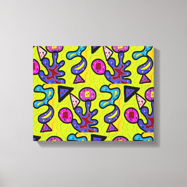 Toile Coraux artistiques (Recto)