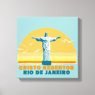 Toile corcovado - rio - brasil