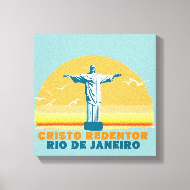 Toile corcovado - rio - brasil (Recto)