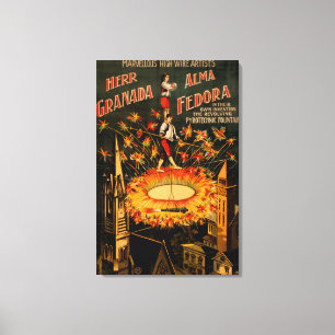 Toile Corde raide pyrotechnique de rotation de fontaine