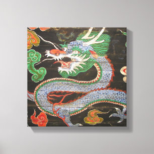 Toile Corée du Sud Namdaemun Sungnyemun Dragon