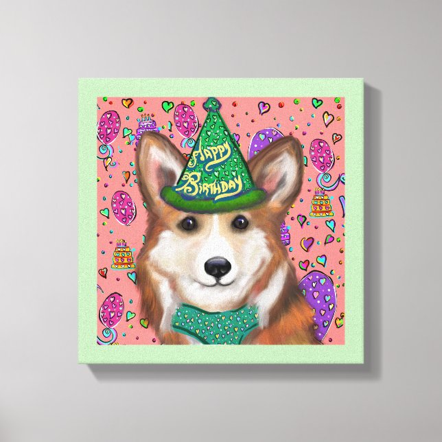 TOILE CORGI GALLOIS DE PEMBROKE  (Recto)