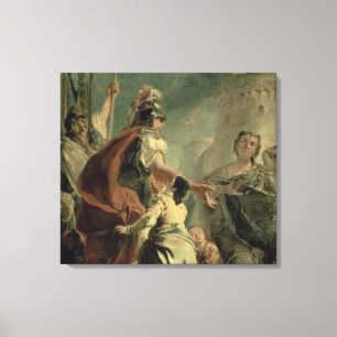 Toile Coriolanus aux alentours de Rome, c.1725